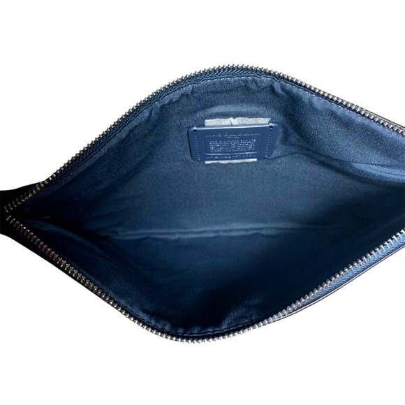 NWT RARE COACH Zippered Case In Signature Canvas W/Coach Radial Rainbow - Picture 7 of 9